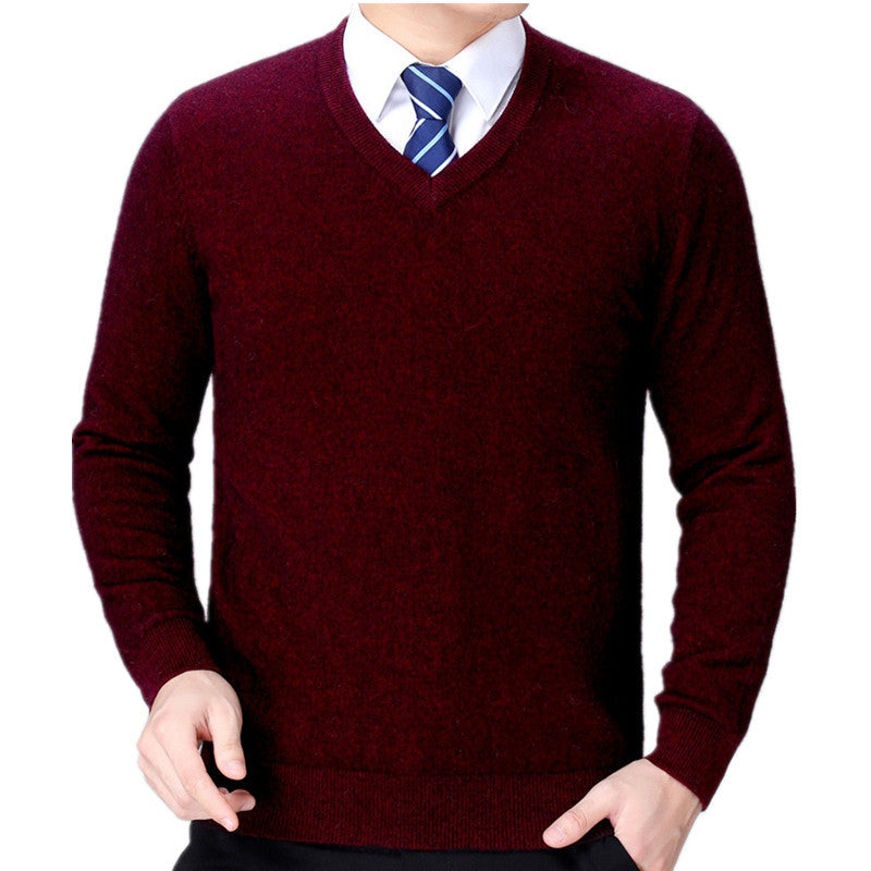 Herren Strickpullover Weich Baumwolle Bequem