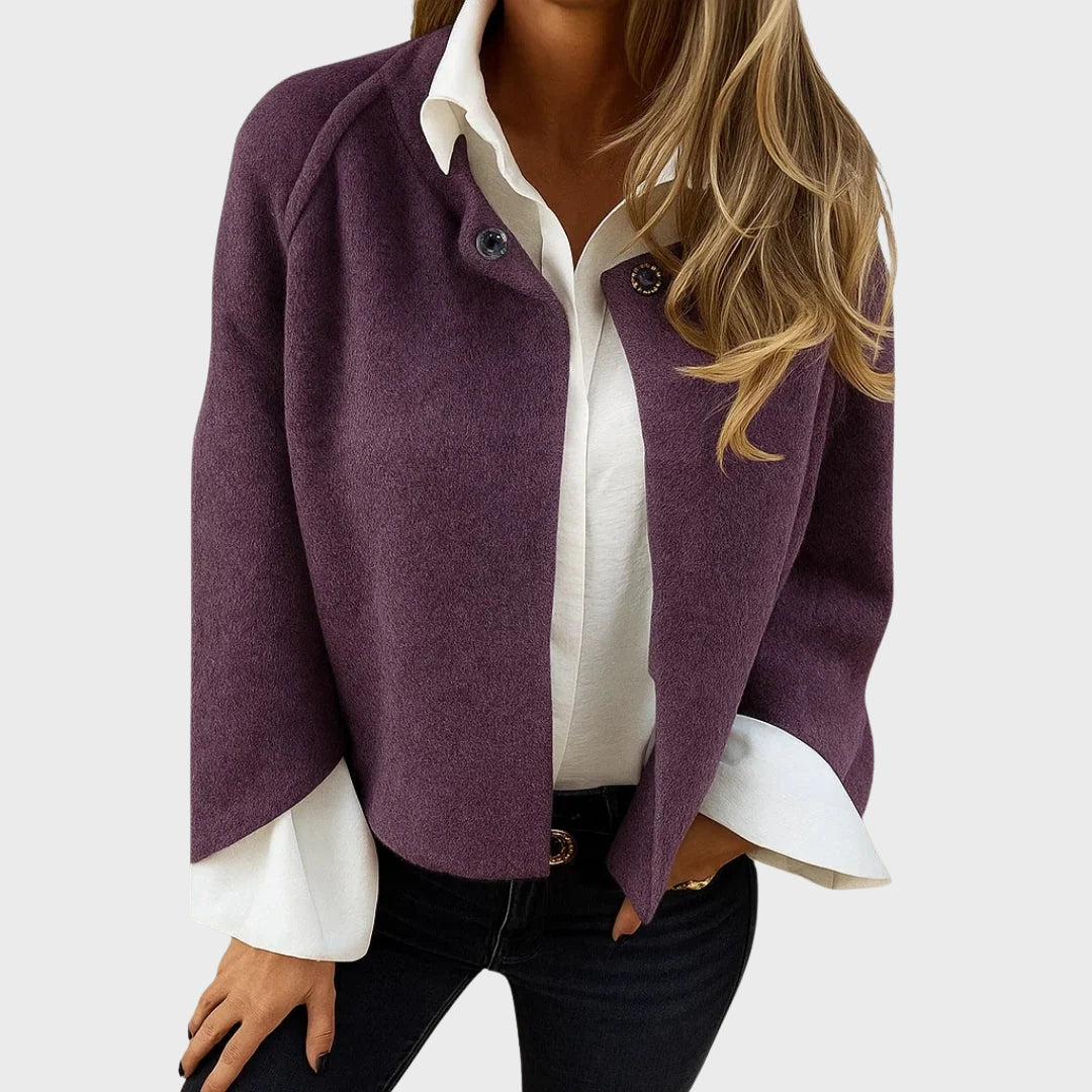 Eleganter Kurzmantel Damen Warm