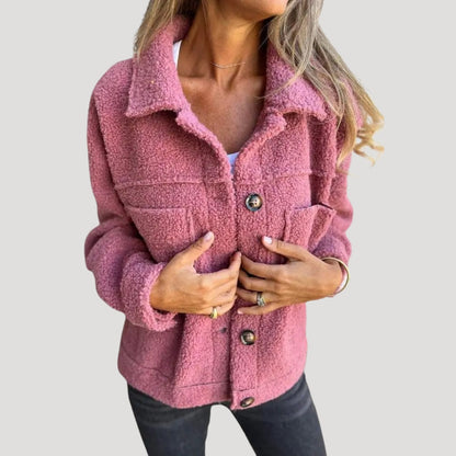 Modische Teddyjacke Weich Fleece