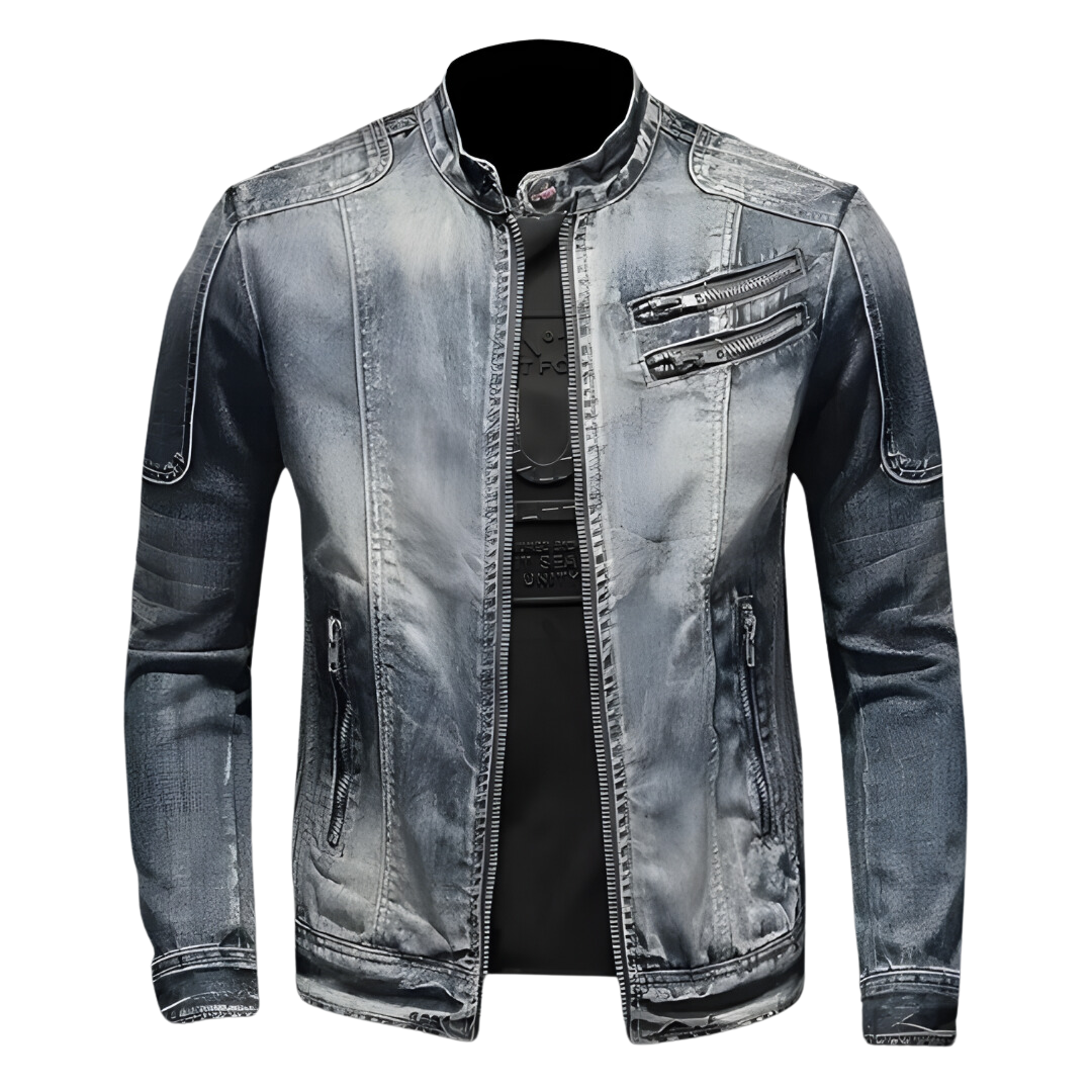 Modische Männer Jeansjacke Trendy Style