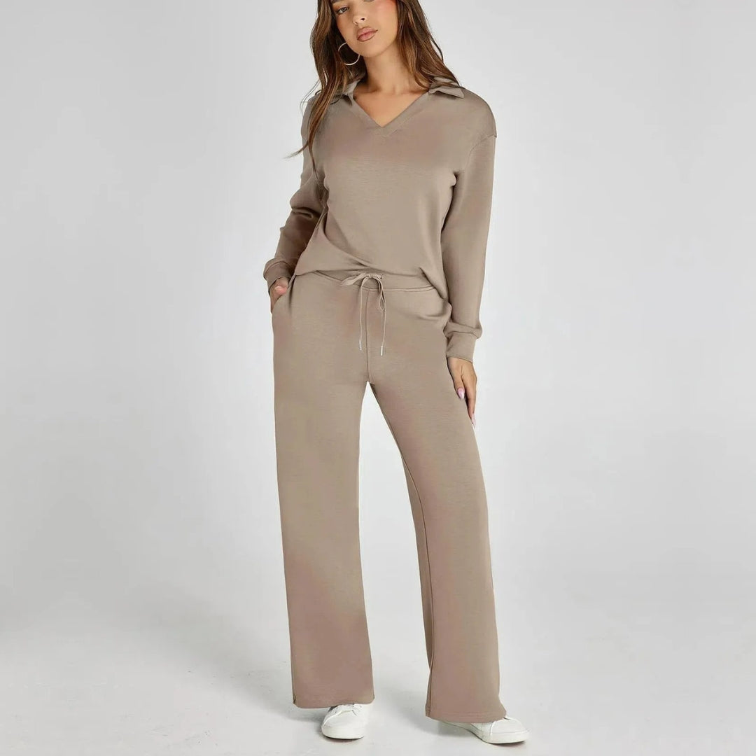 Damen Loungewear Set mit Bequemen Hosen
