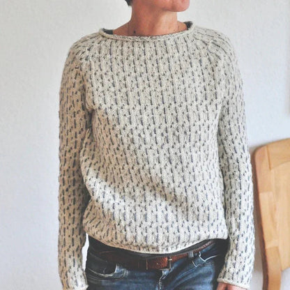 Elegante Damenstrickpullover Modern - IdealeKleiden