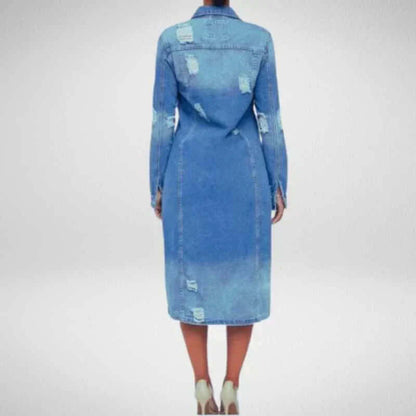 Damen Trenchcoat Elegant Baumwolle - IdealeKleiden