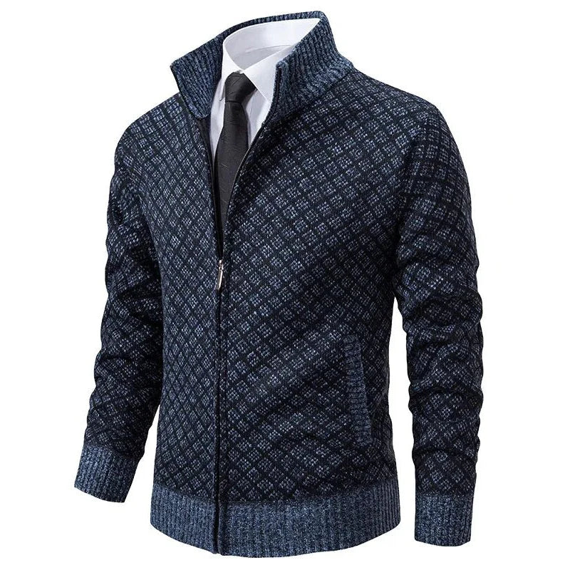 Klassische Strickjacke Warm Gestrickt