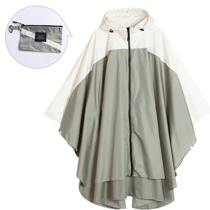 Praktischer Regenponcho Unisex Wasserdicht Mit Kapuze