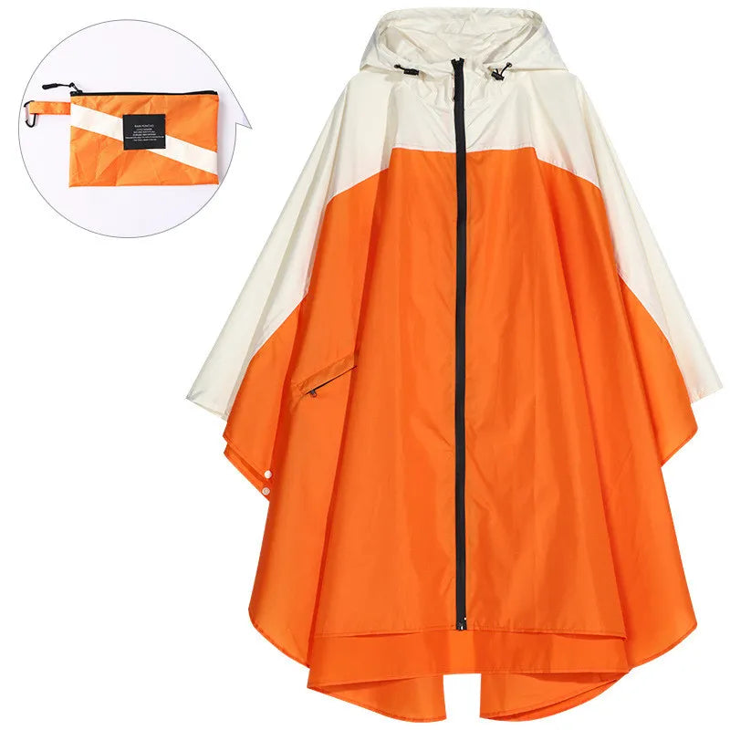 Praktischer Regenponcho Unisex Wasserdicht Mit Kapuze