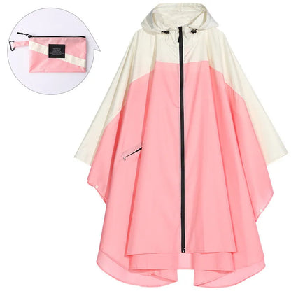 Praktischer Regenponcho Unisex Wasserdicht Mit Kapuze