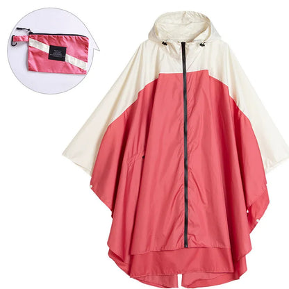 Wasserdichte Regenponcho Unisex Kapuze