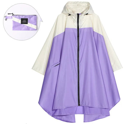 Praktischer Regenponcho Unisex Wasserdicht Mit Kapuze