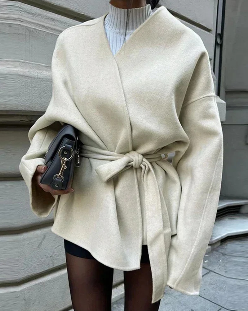 Stylische Tweed-Jacke Freizeitlook