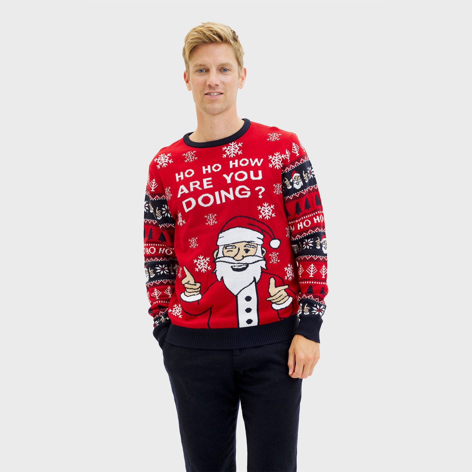 Weihnachtspullover Herren Moderne Design - IdealeKleiden
