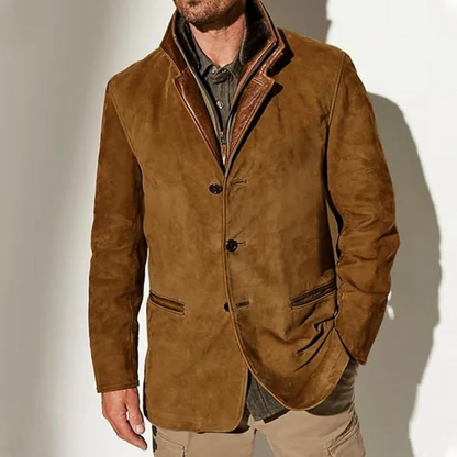 Herren Daunenmantel Weinlese Style