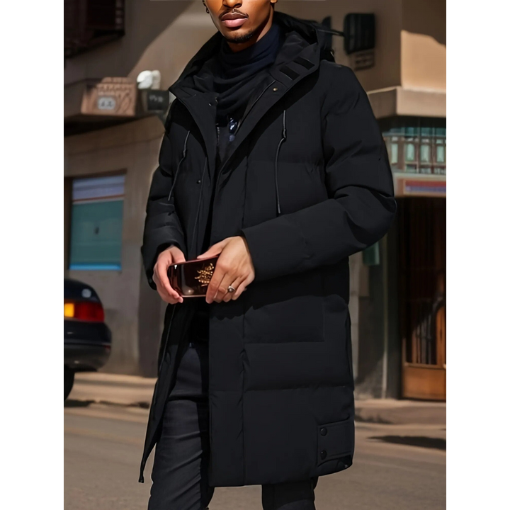 Herren Winterparka Jacke Lang Mantel