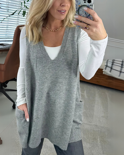 Weiche Strickweste Damen