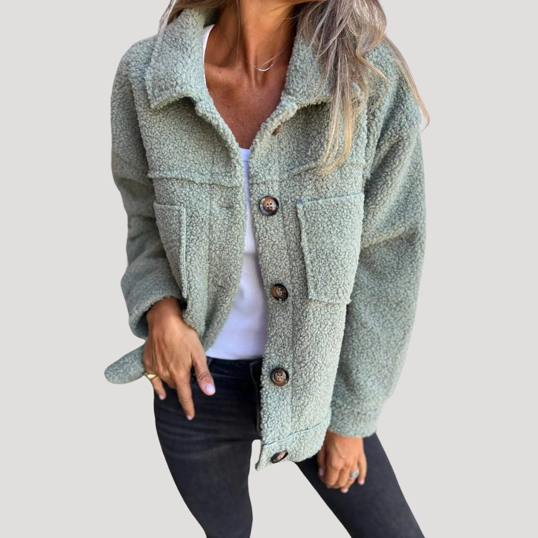 Modische Teddyjacke Weich Fleece