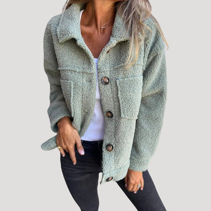 Modische Teddyjacke Weich Fleece