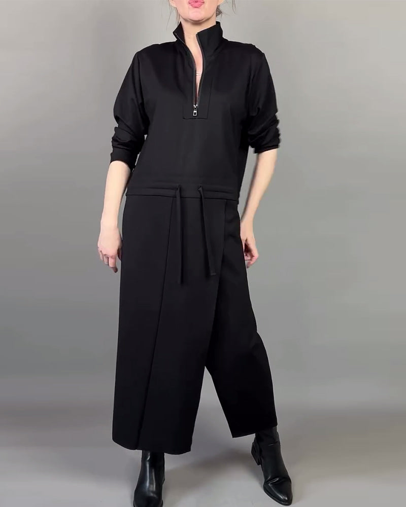 Elegante Damenkleidung | Reißverschlusskragen Modern Stil