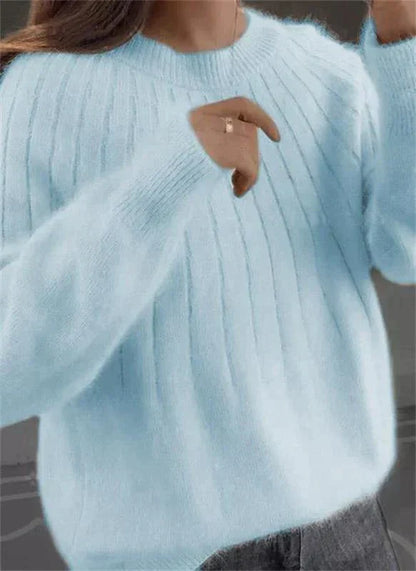 Weicher Strickpullover Cashmere Look