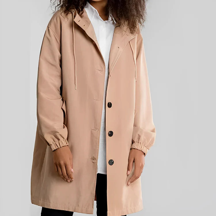 Wasserdichte Outdoor-Jacke mit Kapuze