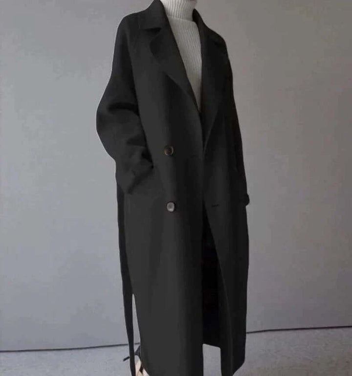 Damen Oversized Wintermantel Elegant