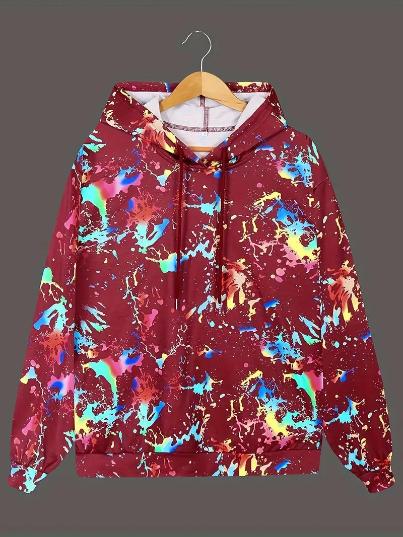 Herren Kapuzenpullover Grafik Druck Trendy