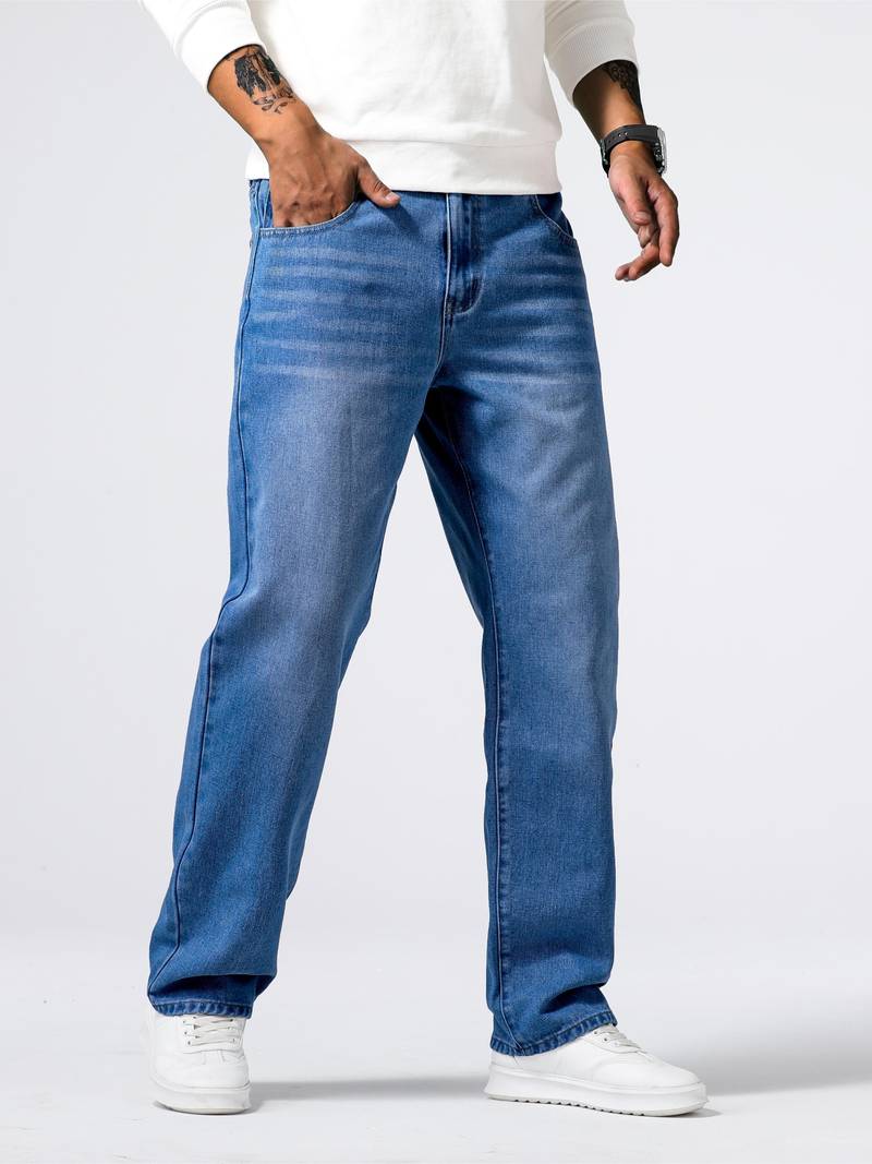 Herren Jeans Gerade Bein Lässig