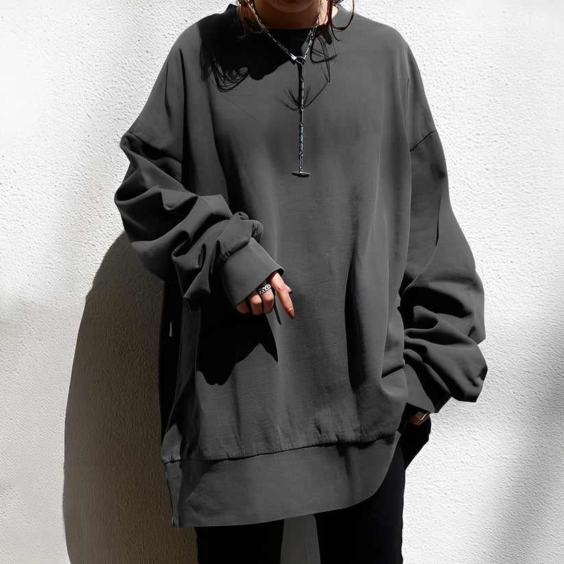 Damen Pullover Lockerschnitt Übergröße