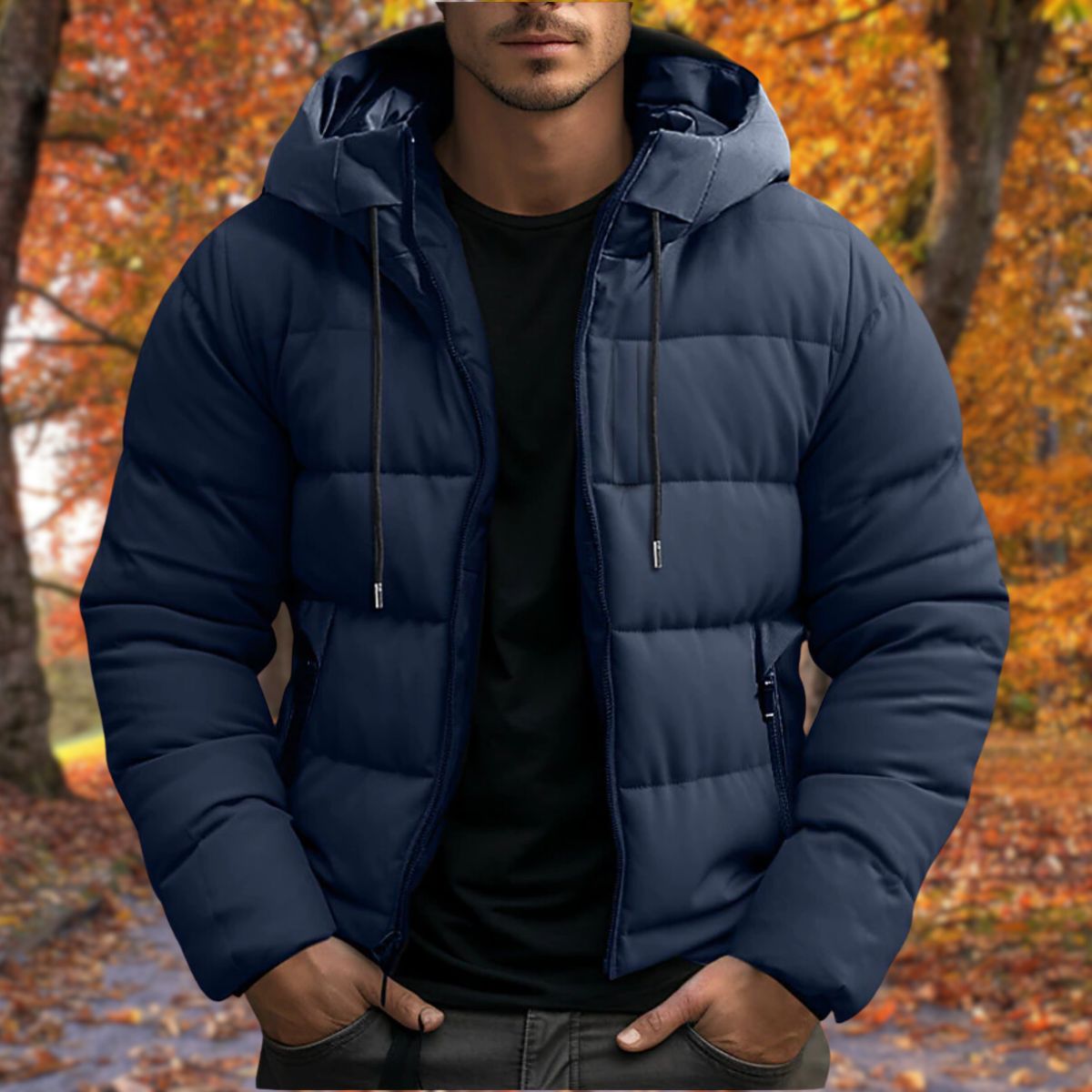 Herren Winterjacke Wasserfest Isoliert - IdealeKleiden