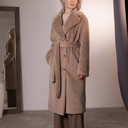 Eleganter Wintermantel Damen Lang