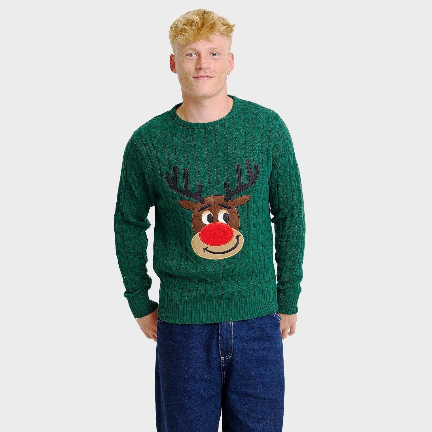 Weihnachtspullover Herren Modern Design - IdealeKleiden