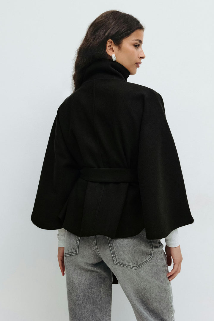 Große Damen Manteljacke mit Gürtel Übergröße
