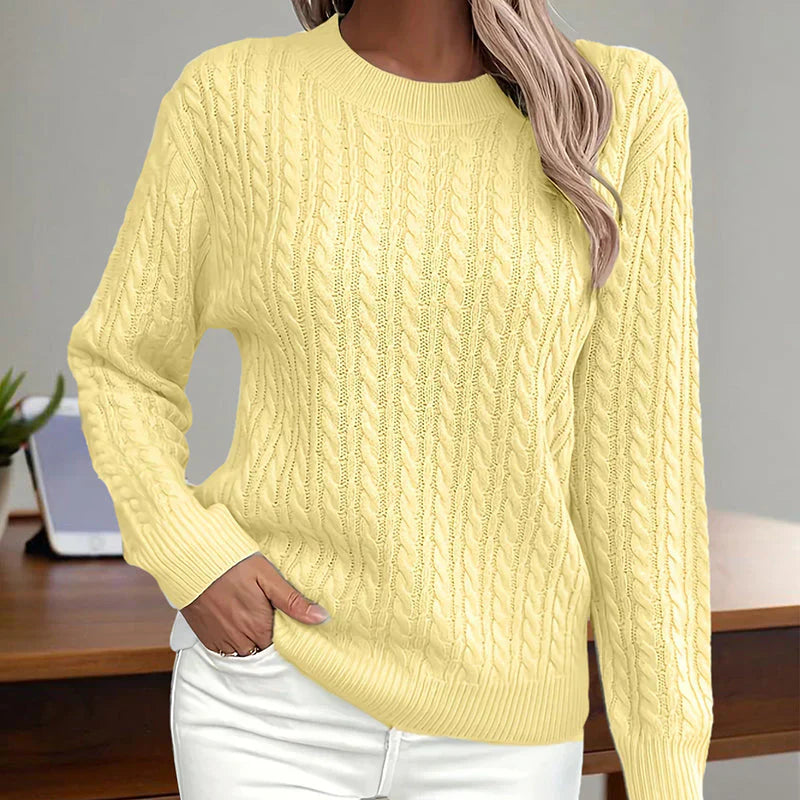 Stylischer Damen Pullover mit Struktur