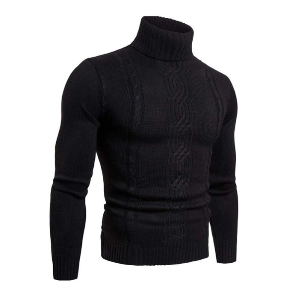 Strickpullover Warm Rollkragen Damen