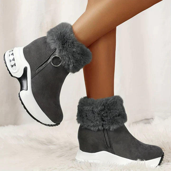 Weiche Damenstiefel Warm Gefüttert - IdealeKleiden