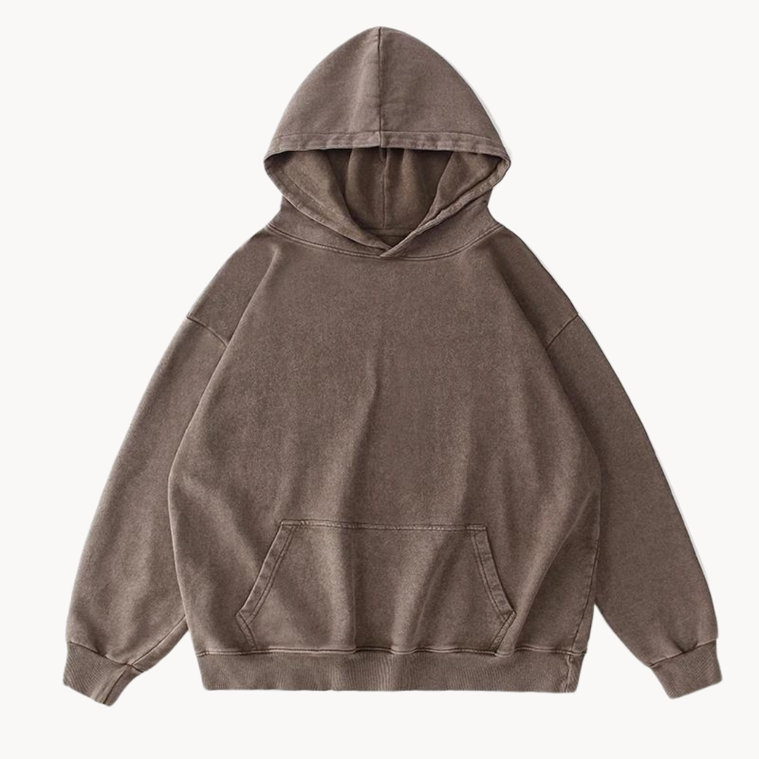 Herren Hoodie Vintage Fleece Komfort Sweatshirt