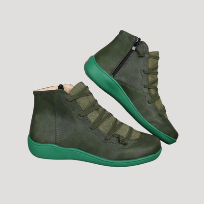 Damen Stiefel Frühling Lässig Schnürsenkel