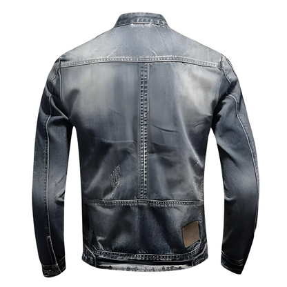Modische Männer Jeansjacke Trendy Style - IdealeKleiden