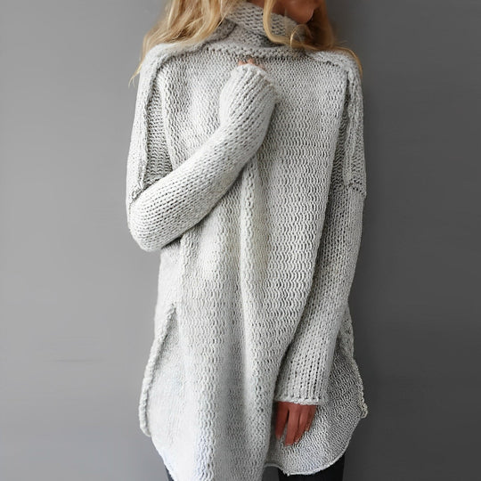 Langstrick Pullover Damen Oversized - IdealeKleiden