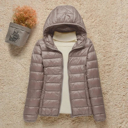 Wasserdichte Steppjacke Outdoor Schwarz