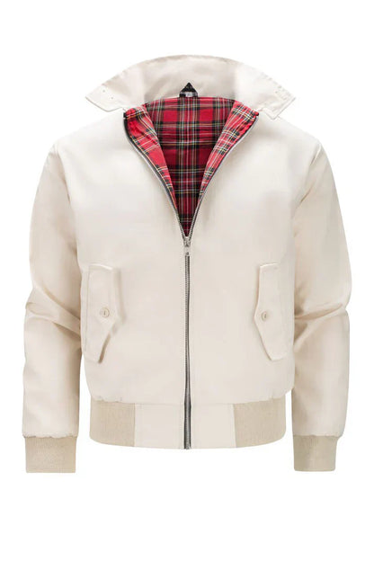 Herren Jacke Urban Style Karo Futter