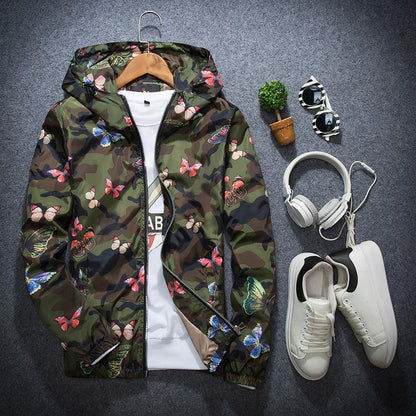 Herren Damen Kräuter Jacke Natürlich