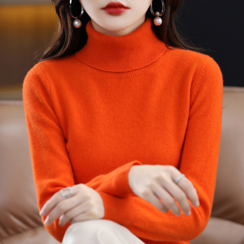 Damenschal Pullover Weich Rollkragen