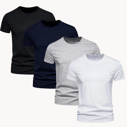 Herren T-Shirts 4er Pack Komfort Premium Qualität - IdealeKleiden
