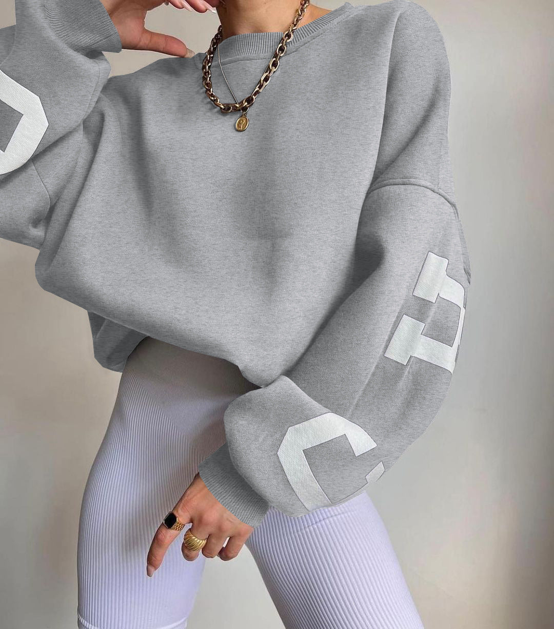 Damen Pullover Großzügig Bequem Alltag
