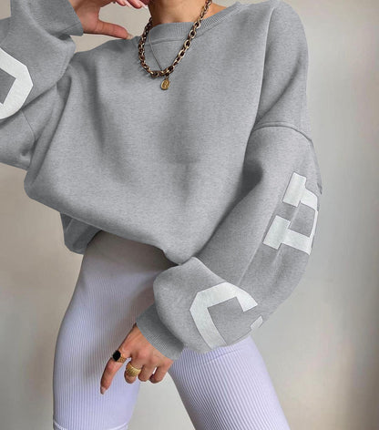 Damen Pullover Großzügig Bequem Alltag