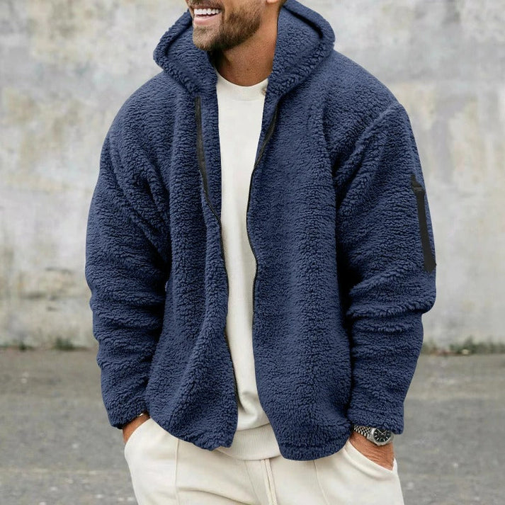 Herren Kapuzenjacke Retro Style Praktisch - IdealeKleiden