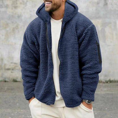 Herren Kapuzenjacke Retro Style Praktisch - IdealeKleiden