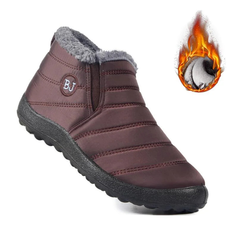 Damen Schneestiefel Warm & Bequem Winterstiefel