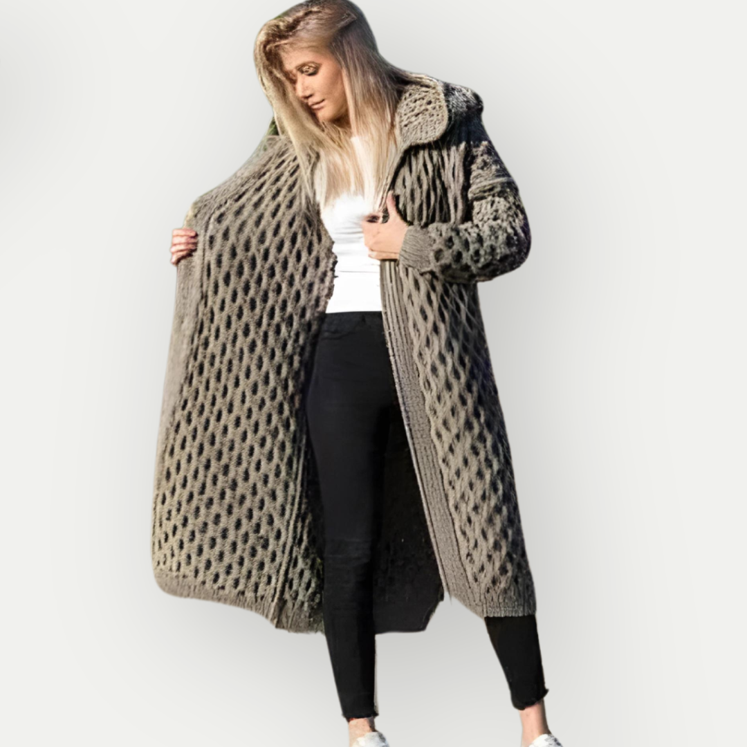 Frauen Kapuzenjacke Langarm Modern