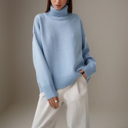 Damen Rollkragenpullover Warm Winter